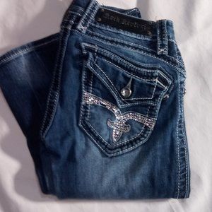 ROCK REVIVAL Scarlet Strait denim jeans 25